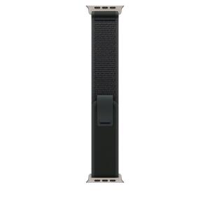 49mm Black Trail Loop - S/M - Natural Titanium Finish